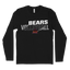 Shaw Volleyball Long Sleeve — Black, Bears Volleyball front print