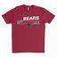 Shaw Volleyball Tee — Cardinal, Bears Volleyball front print